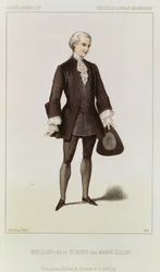 Bressant in der Rolle des Degrieux, in der Oper 